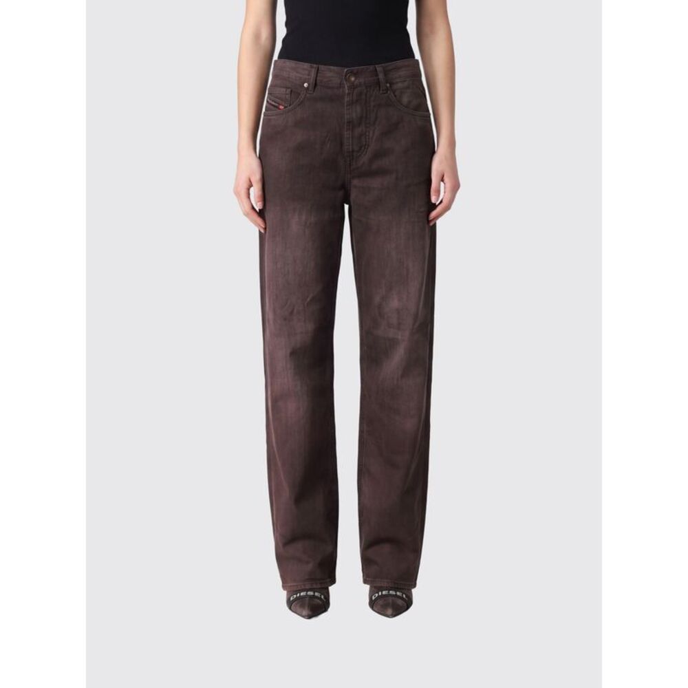 Diesel Women Diesel 1996 D-Sire Low-Rise Wide-Leg Jeans In Bleached Effect Denim